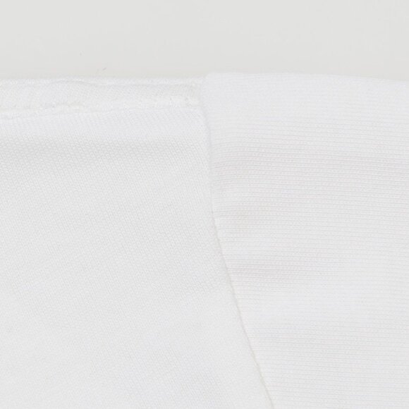 Thug Club Minimalist White T Shirt With Subtle Graphics - Picture 7 of 8